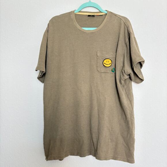 Howler Bros Jacquard T XL  pocket shirt smiley patch embroidered GORPCORE - Picture 2 of 10